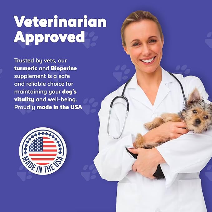 Turmeric for Dogs Anti Inflammatory - 120 Chewable Tablets