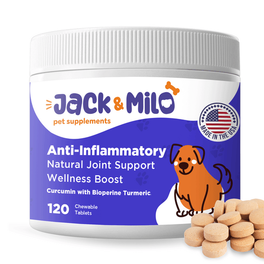 Turmeric for Dogs Anti Inflammatory - 120 Chewable Tablets