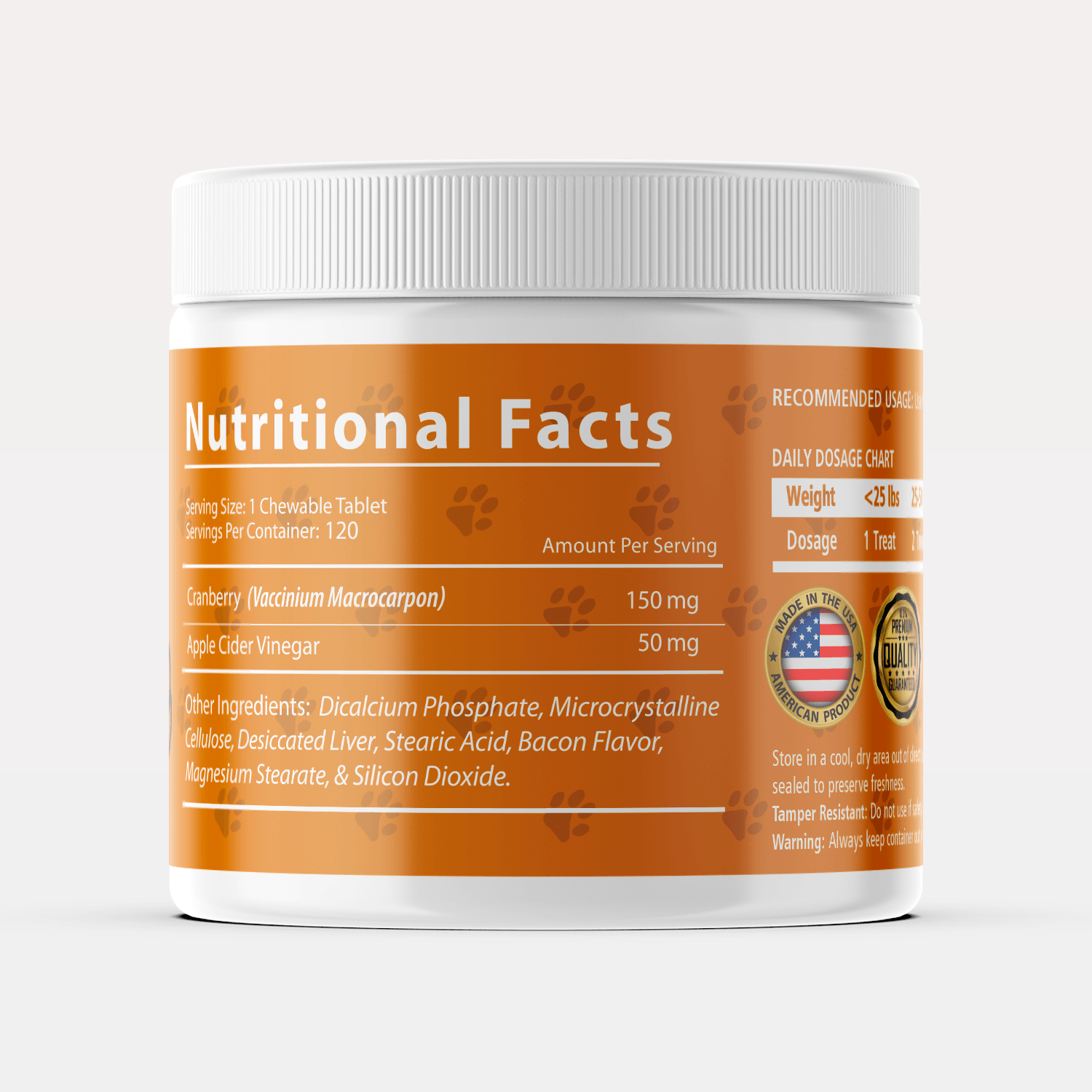 Urinary Tract - 120 Chewable Tablets for Dogs - Jack & Milo