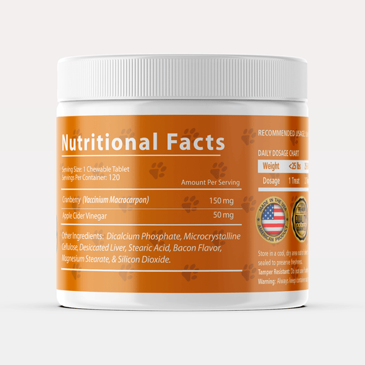 Urinary Tract - 120 Chewable Tablets for Dogs - Jack & Milo