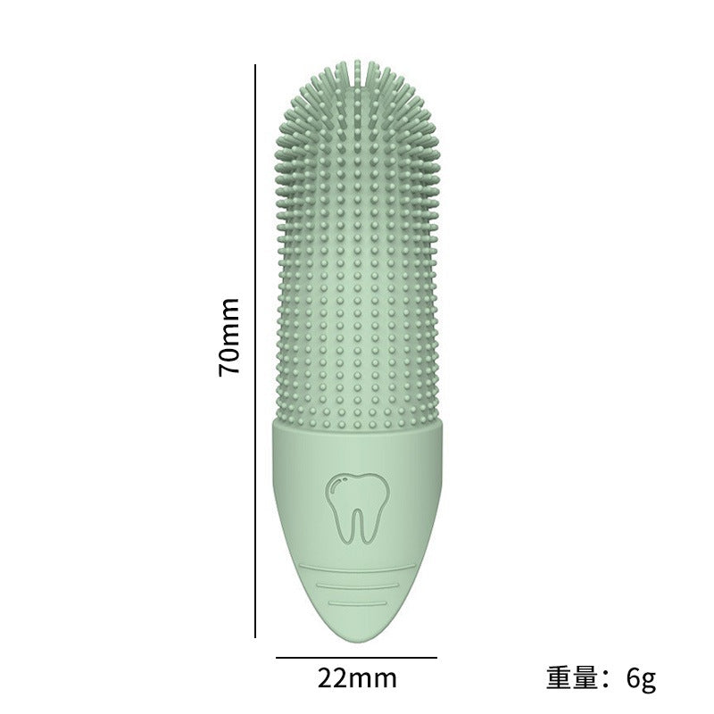 Dog Toothbrushes - Blue and Green - 2 unit