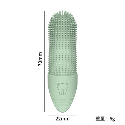 Dog Toothbrushes - Blue and Green - 2 unit
